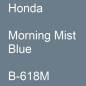 Preview: Honda, Morning Mist Blue, B-618M.